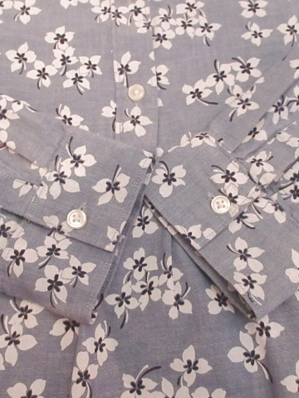 Draper James Floral Blouse Top Size L Tunic Cottagecore Southern Belle Prep NEW